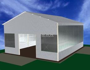 温室大棚 建筑物 设计模型